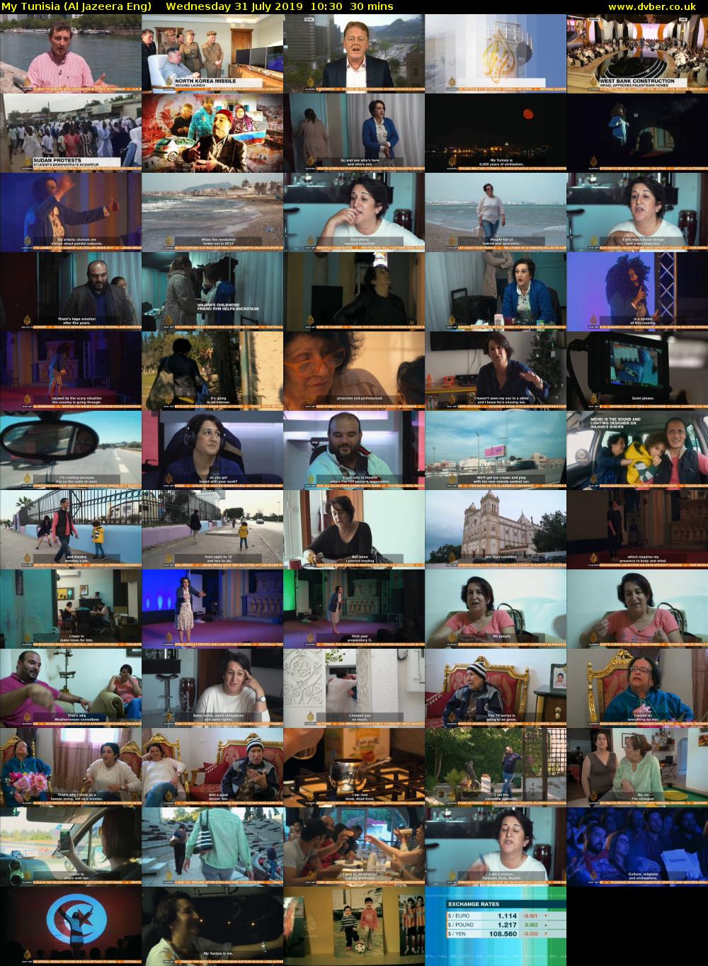My Tunisia (Al Jazeera Eng) Wednesday 31 July 2019 10:30 - 11:00