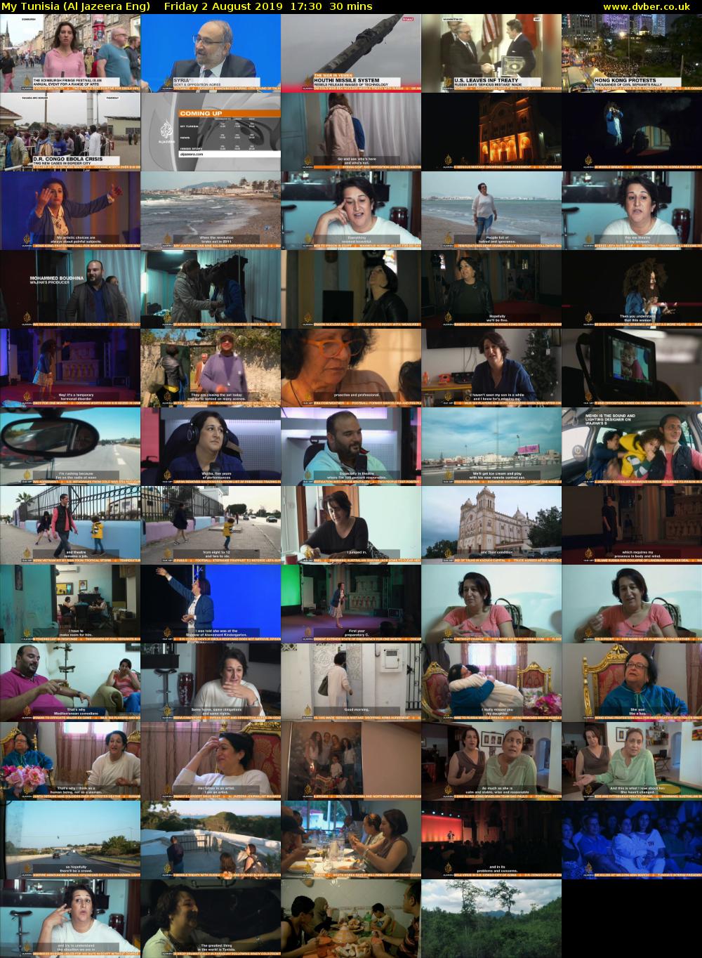 My Tunisia (Al Jazeera Eng) Friday 2 August 2019 17:30 - 18:00