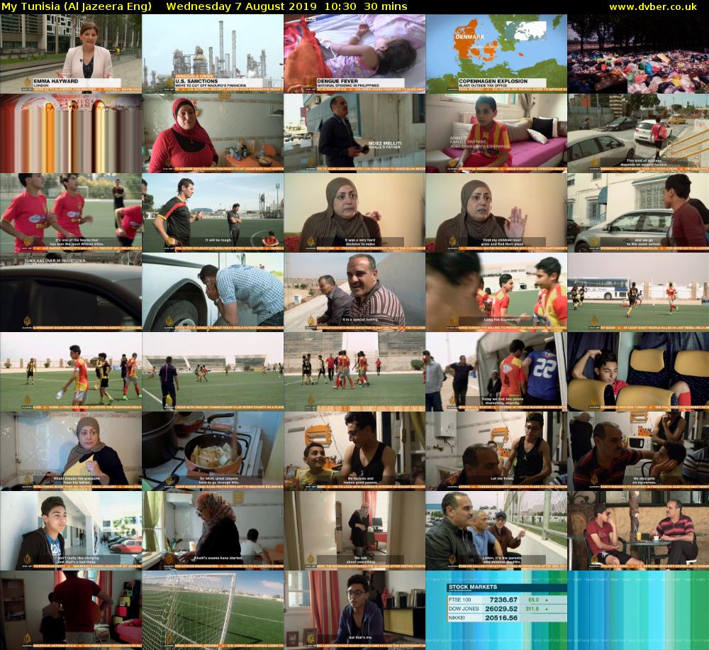 My Tunisia (Al Jazeera Eng) Wednesday 7 August 2019 10:30 - 11:00