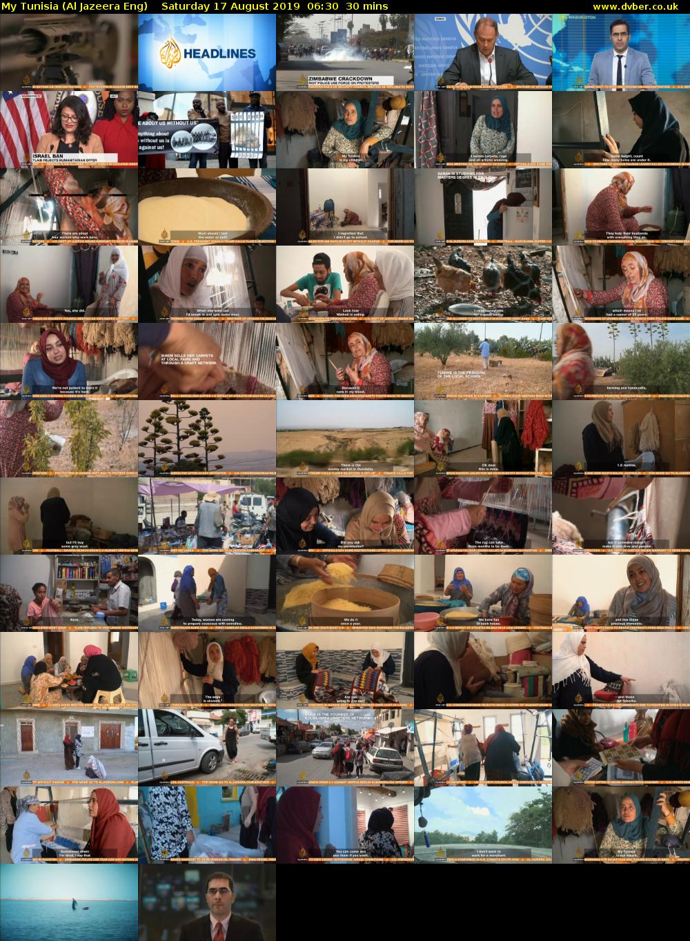 My Tunisia (Al Jazeera Eng) Saturday 17 August 2019 06:30 - 07:00