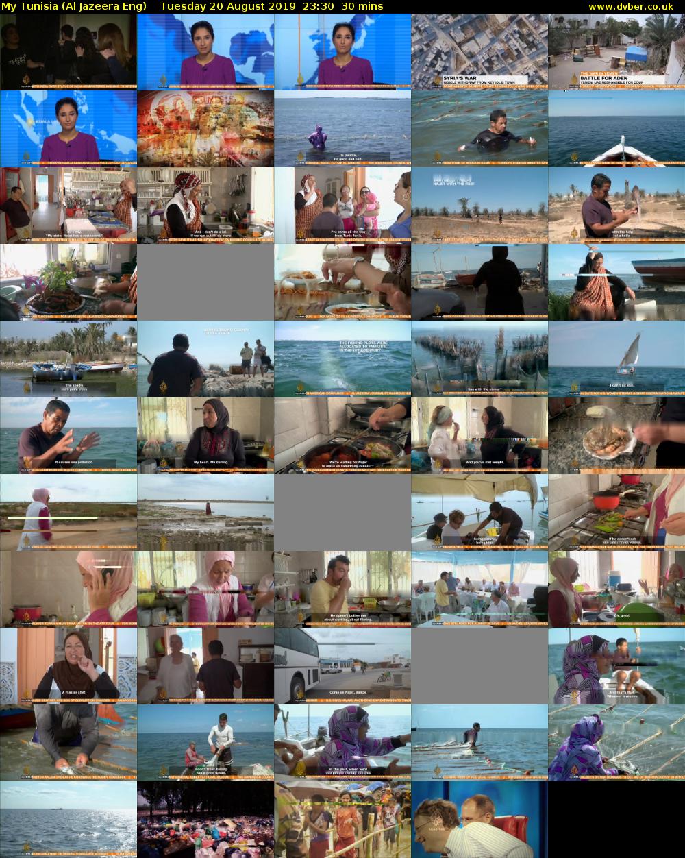 My Tunisia (Al Jazeera Eng) Tuesday 20 August 2019 23:30 - 00:00