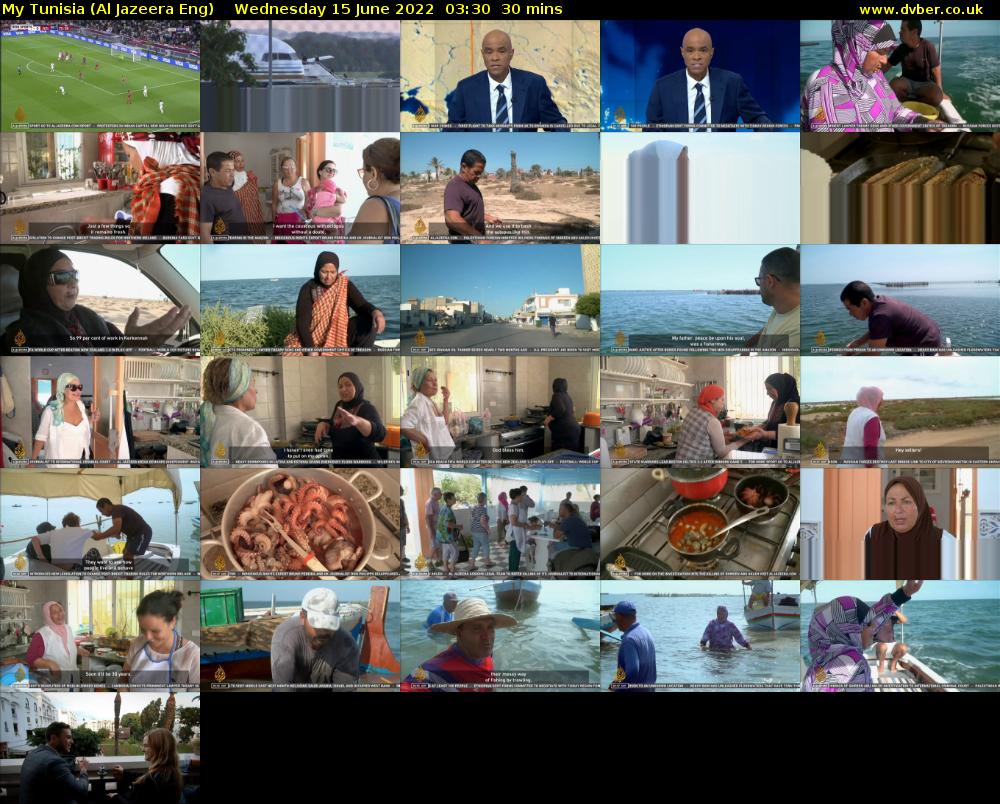 My Tunisia (Al Jazeera Eng) Wednesday 15 June 2022 03:30 - 04:00