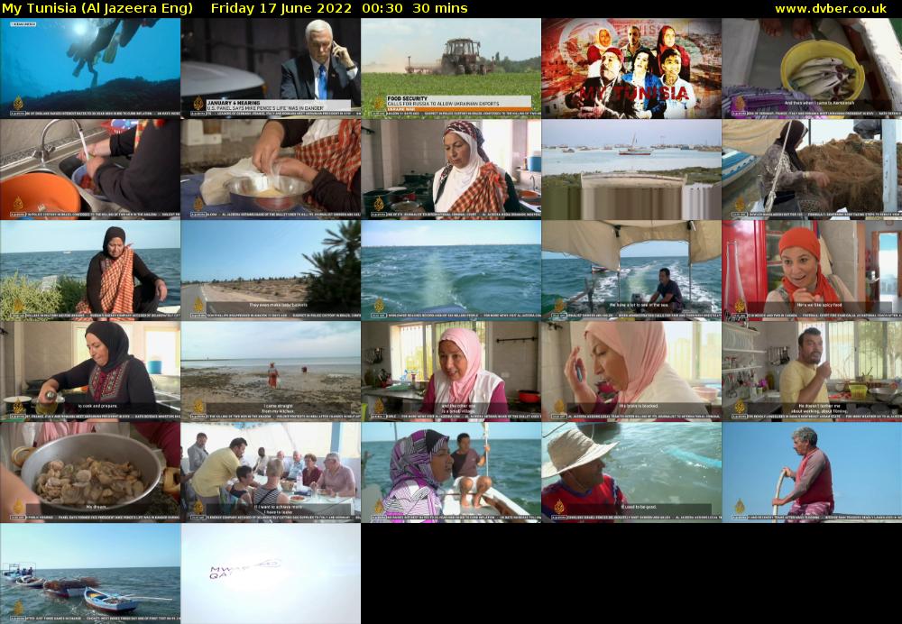 My Tunisia (Al Jazeera Eng) Friday 17 June 2022 00:30 - 01:00