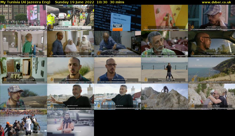 My Tunisia (Al Jazeera Eng) Sunday 19 June 2022 10:30 - 11:00