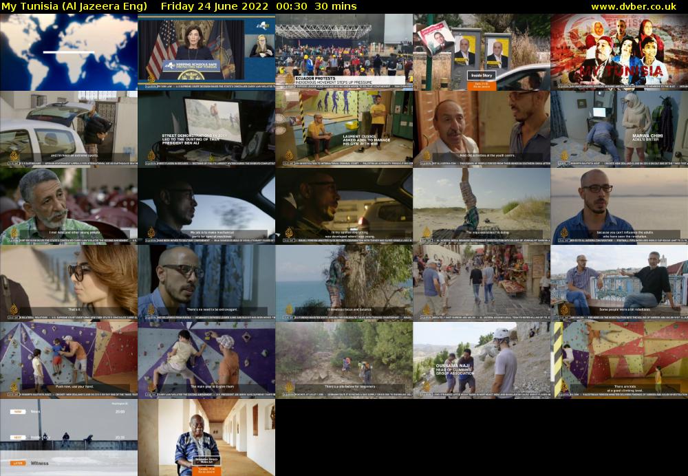 My Tunisia (Al Jazeera Eng) Friday 24 June 2022 00:30 - 01:00