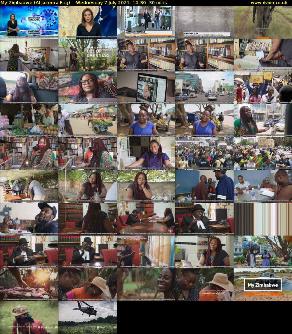 My Zimbabwe (Al Jazeera Eng) Wednesday 7 July 2021 10:30 - 11:00