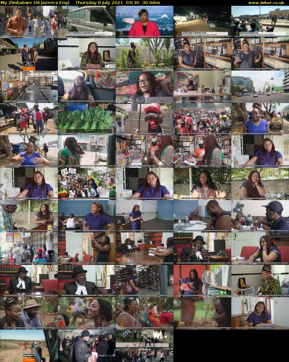 My Zimbabwe (Al Jazeera Eng) Thursday 8 July 2021 04:30 - 05:00