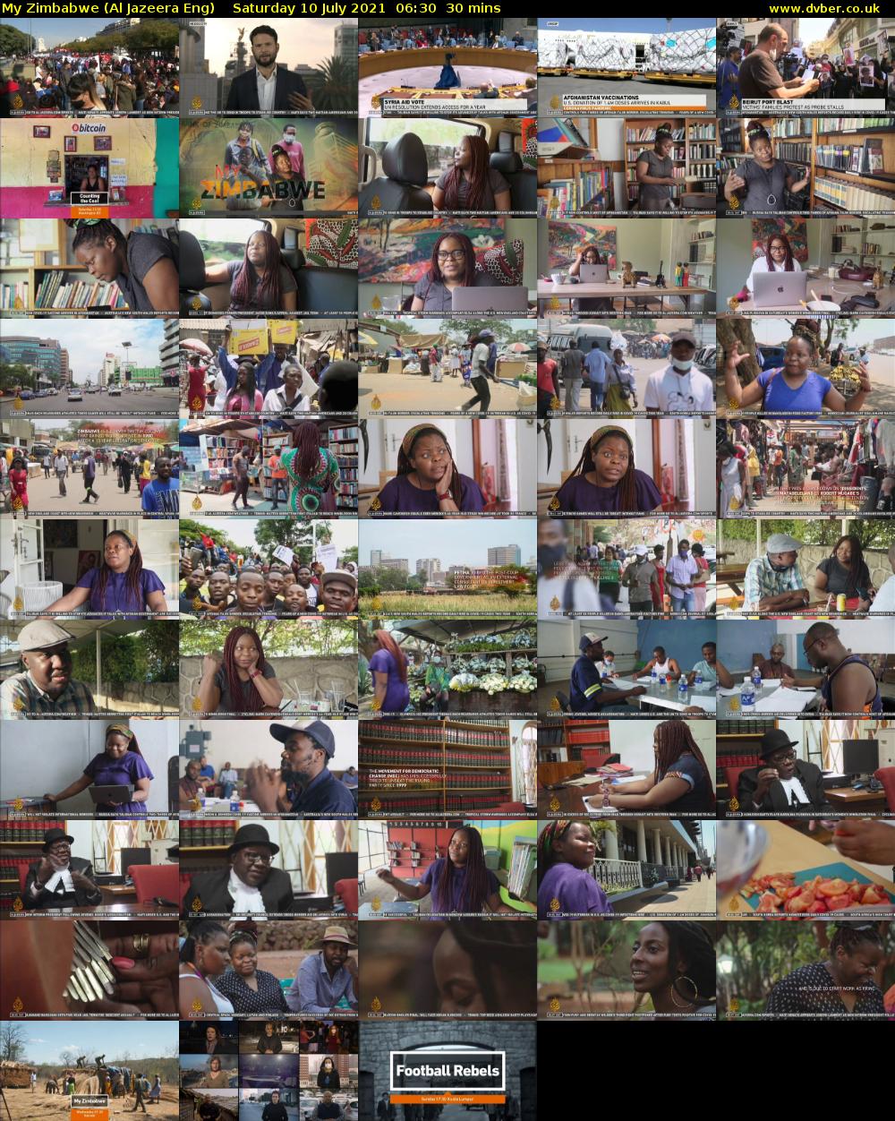 My Zimbabwe (Al Jazeera Eng) Saturday 10 July 2021 06:30 - 07:00