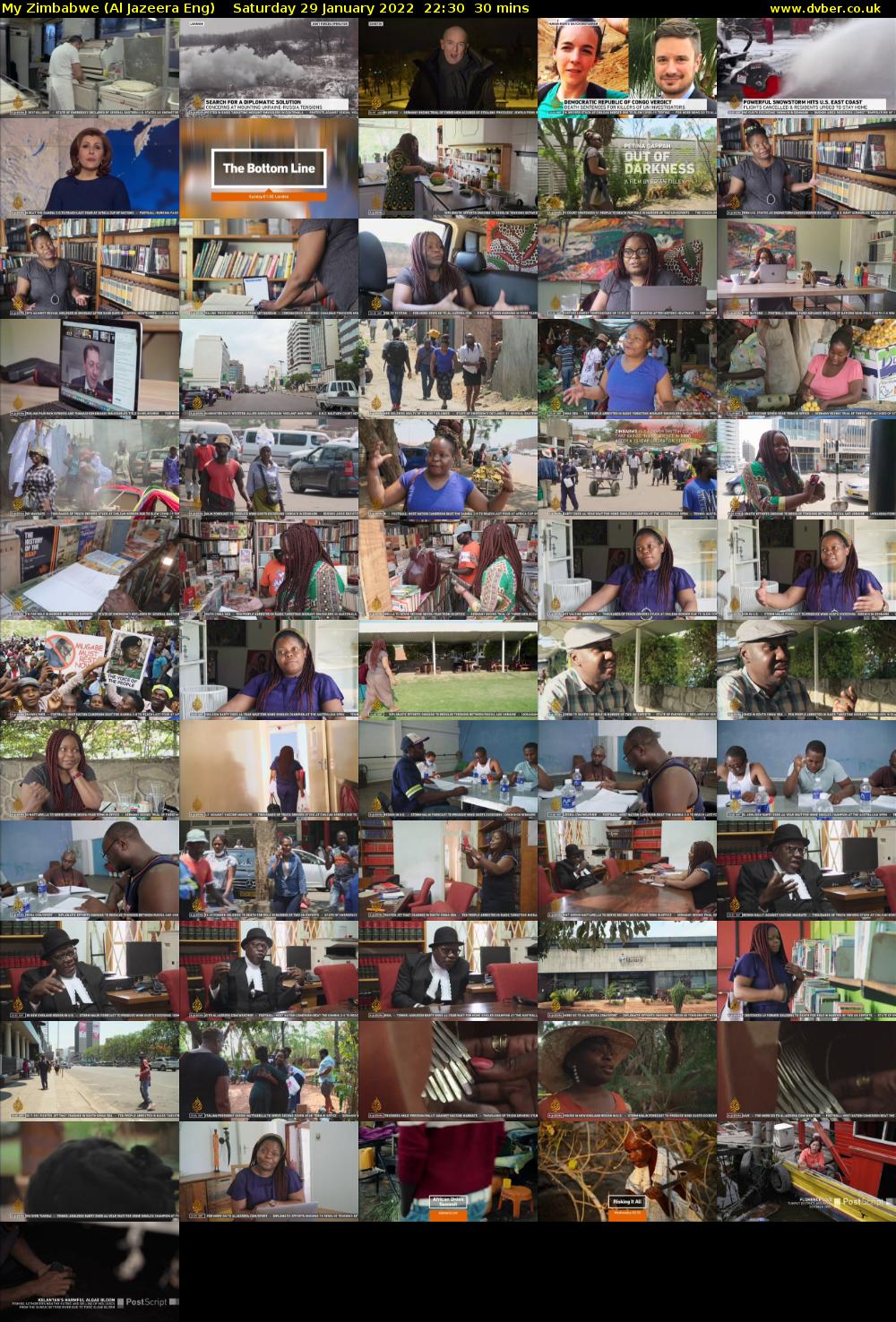 My Zimbabwe (Al Jazeera Eng) Saturday 29 January 2022 22:30 - 23:00