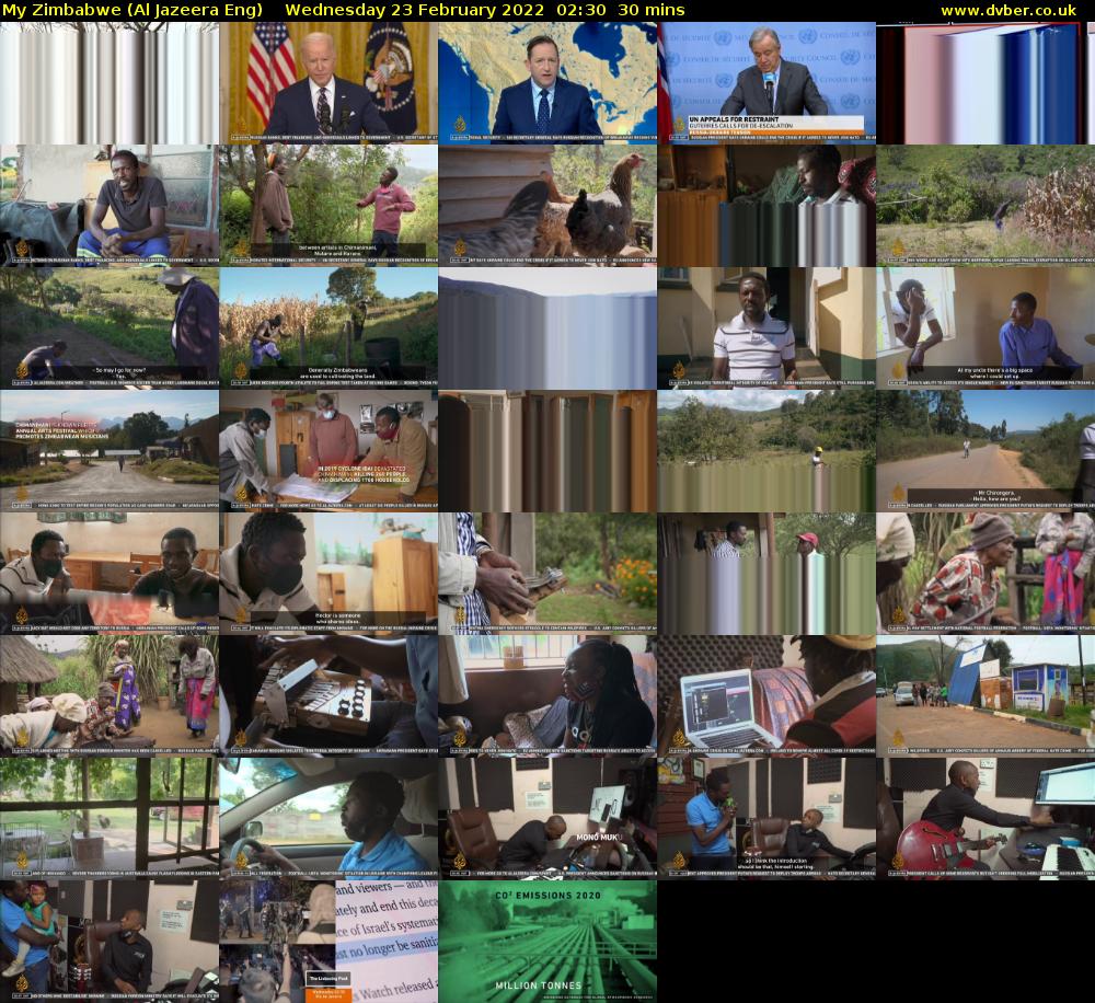 My Zimbabwe (Al Jazeera Eng) Wednesday 23 February 2022 02:30 - 03:00