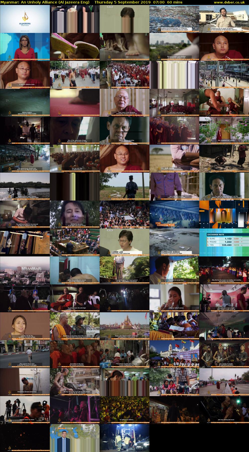 Myanmar: An Unholy Alliance (Al Jazeera Eng) Thursday 5 September 2019 07:00 - 08:00