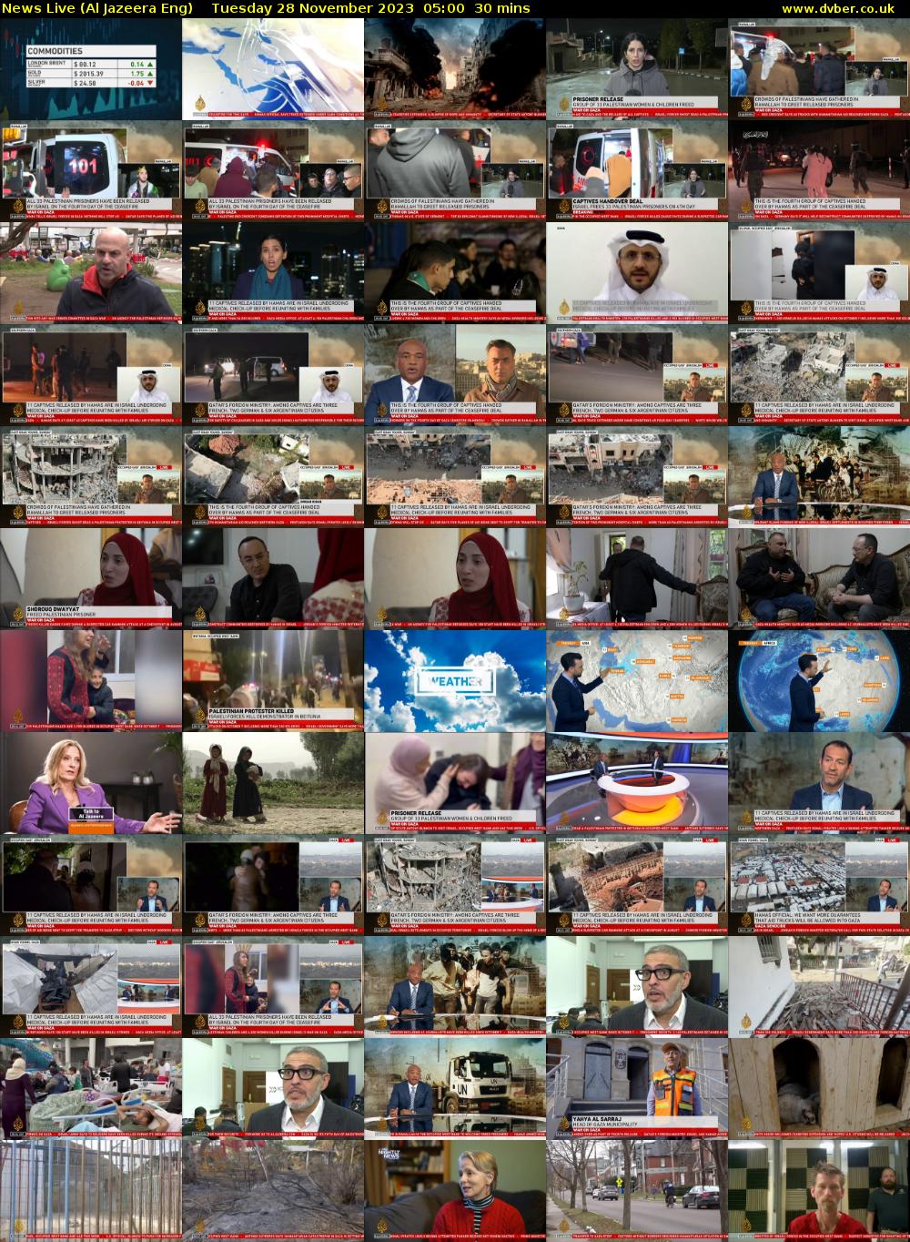 News Live (Al Jazeera Eng) Tuesday 28 November 2023 05:00 - 05:30