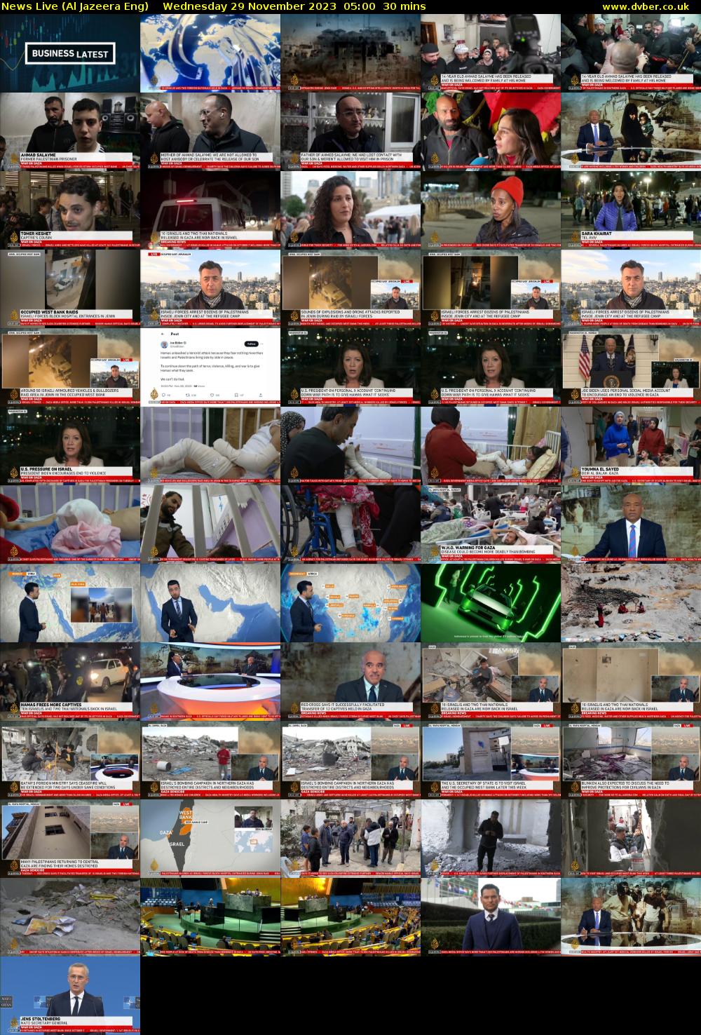 News Live (Al Jazeera Eng) Wednesday 29 November 2023 05:00 - 05:30