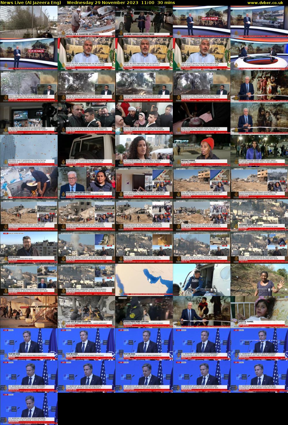 News Live (Al Jazeera Eng) Wednesday 29 November 2023 11:00 - 11:30