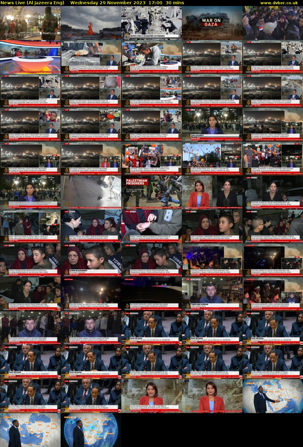 News Live (Al Jazeera Eng) Wednesday 29 November 2023 17:00 - 17:30