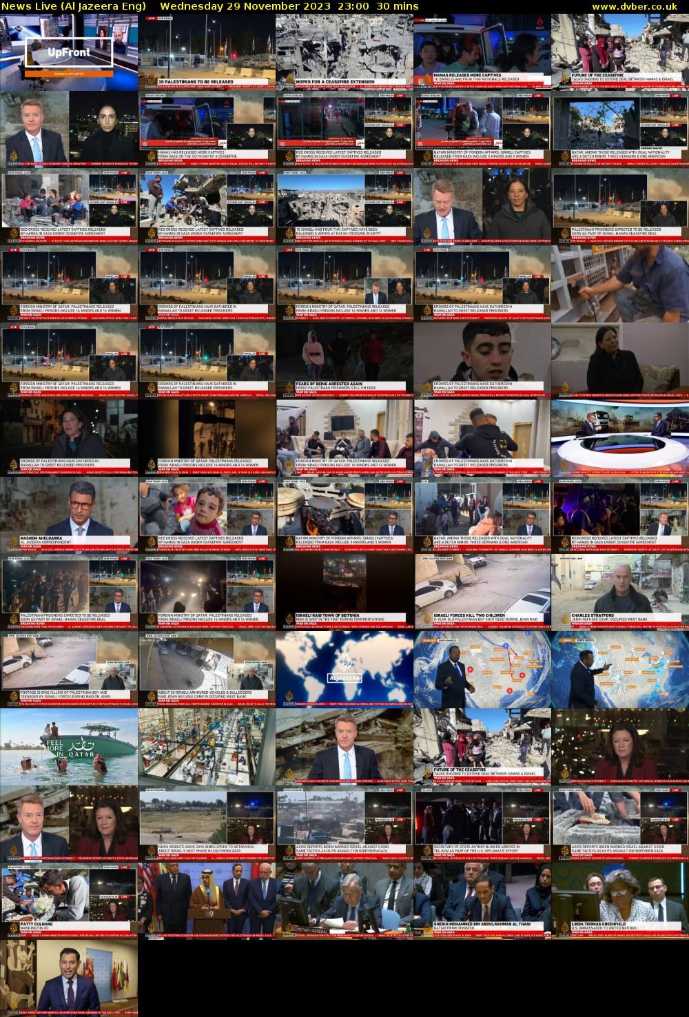 News Live (Al Jazeera Eng) Wednesday 29 November 2023 23:00 - 23:30