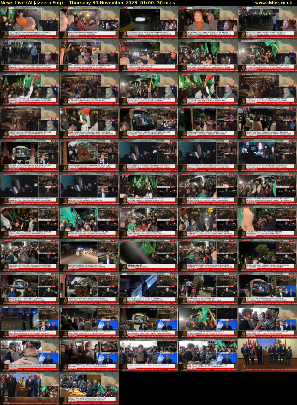 News Live (Al Jazeera Eng) Thursday 30 November 2023 01:00 - 01:30