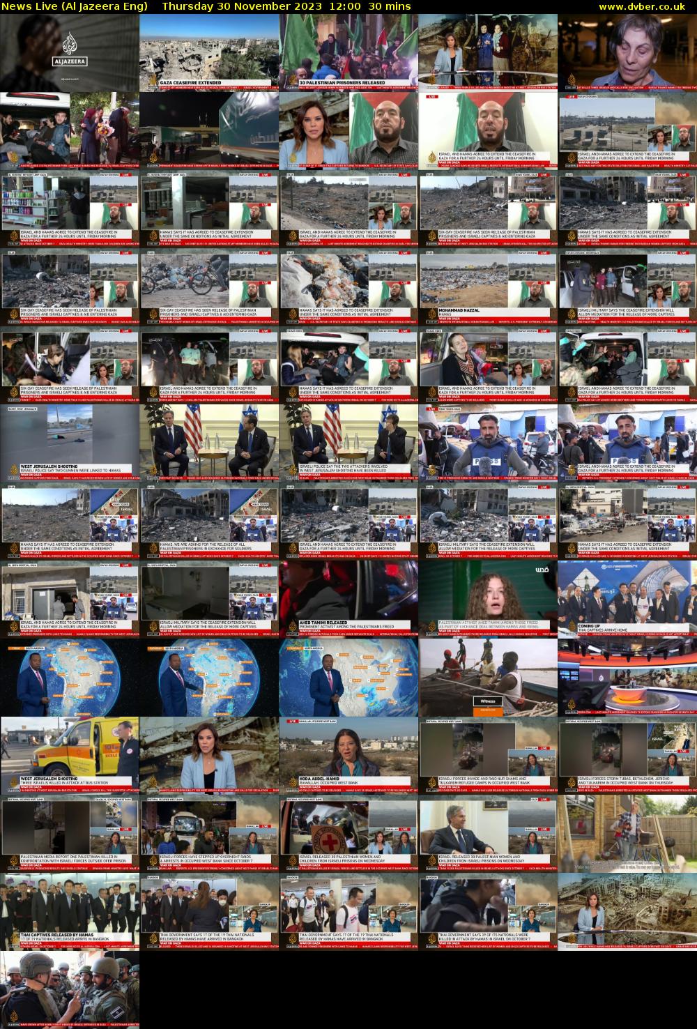 News Live (Al Jazeera Eng) Thursday 30 November 2023 12:00 - 12:30
