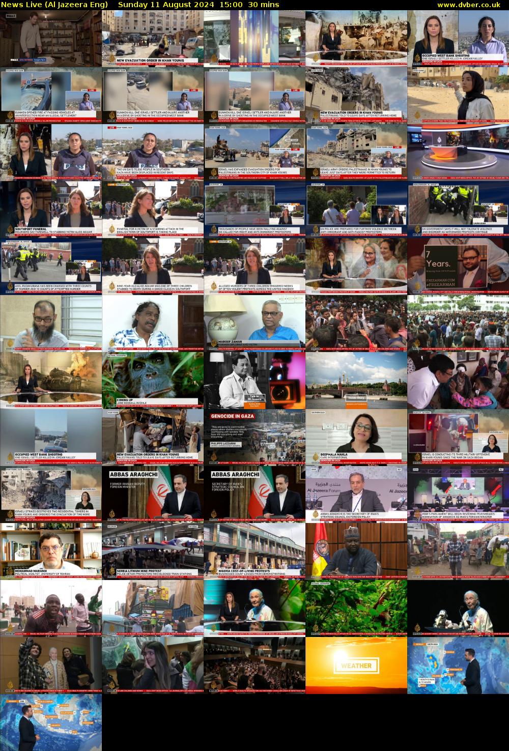 News Live (Al Jazeera Eng) Sunday 11 August 2024 15:00 - 15:30