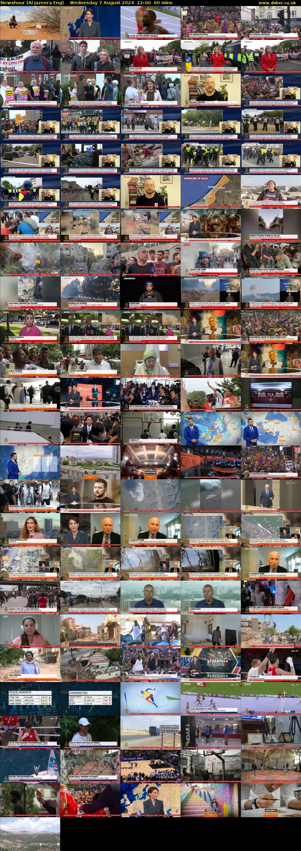 Newshour (Al Jazeera Eng) Wednesday 7 August 2024 22:00 - 23:00