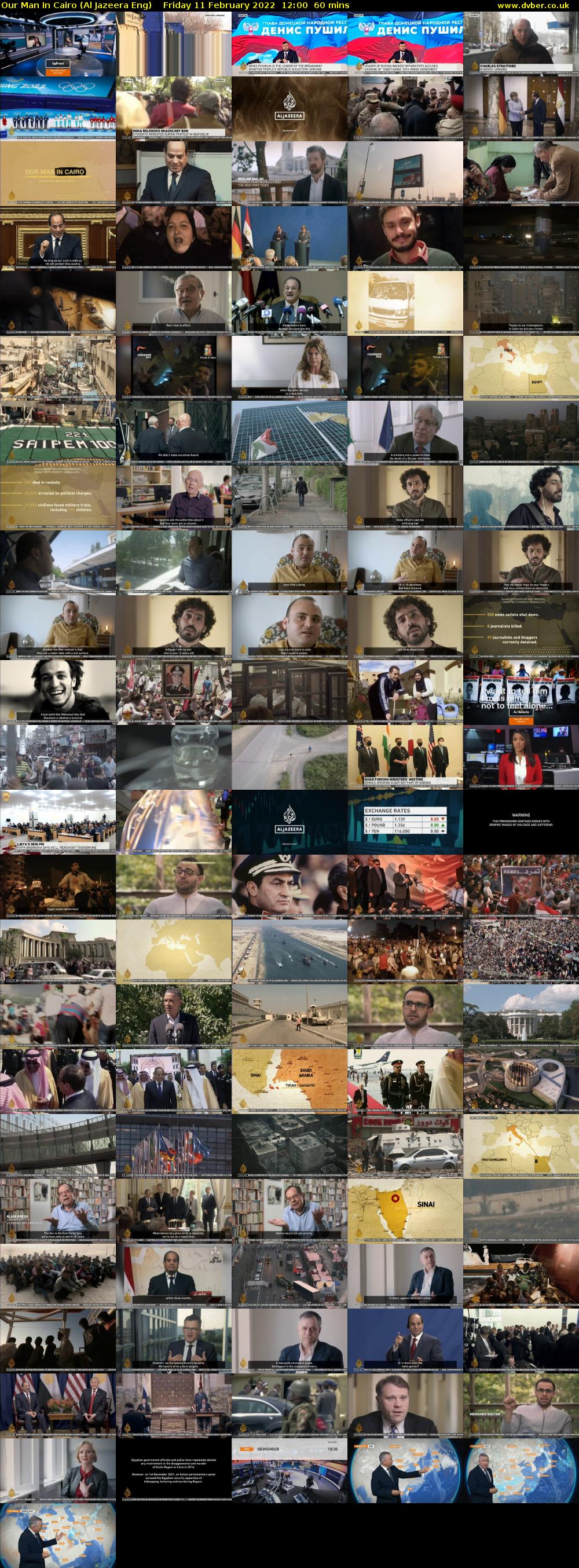 Our Man In Cairo (Al Jazeera Eng) Friday 11 February 2022 12:00 - 13:00