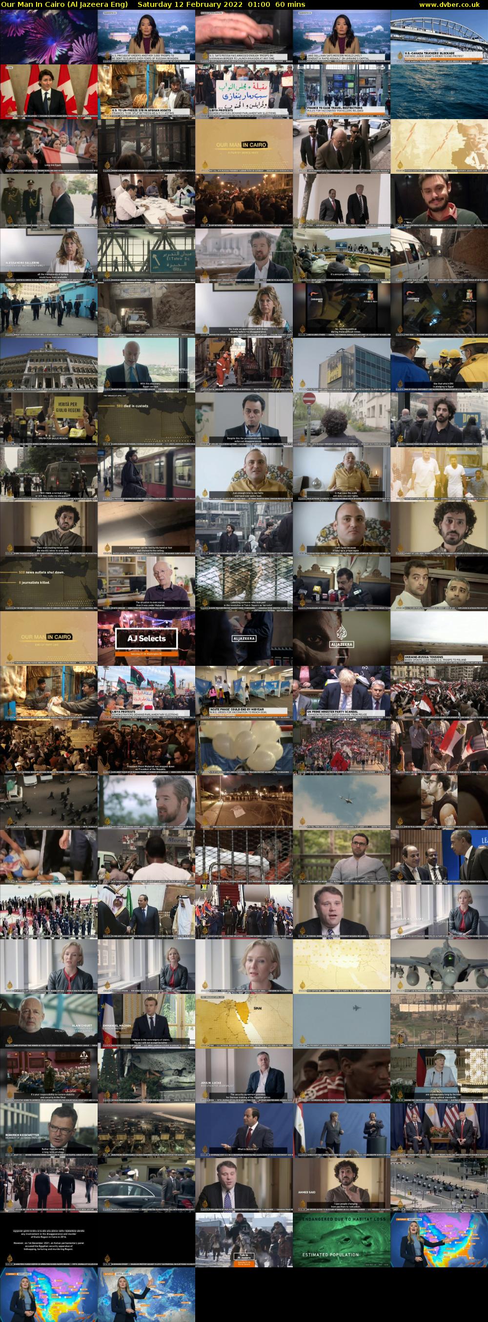 Our Man In Cairo (Al Jazeera Eng) Saturday 12 February 2022 01:00 - 02:00