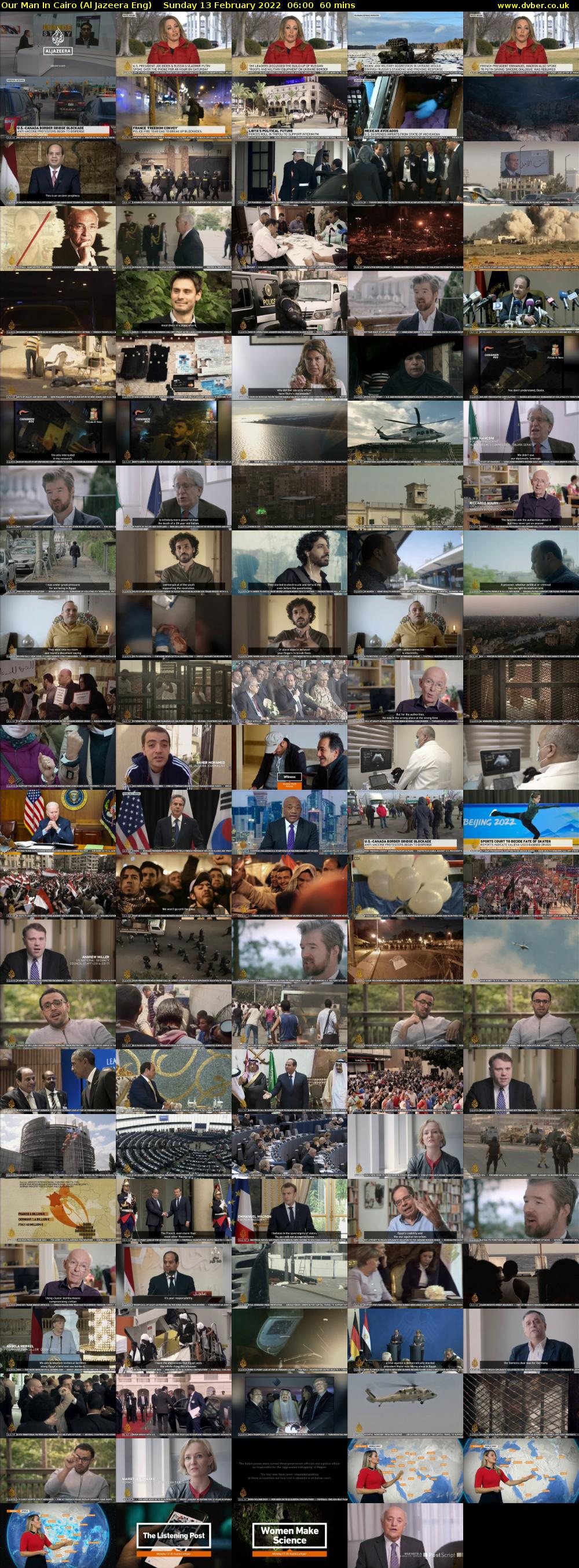 Our Man In Cairo (Al Jazeera Eng) Sunday 13 February 2022 06:00 - 07:00
