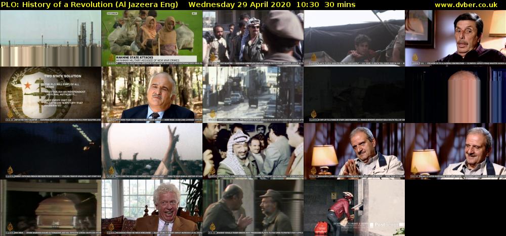 PLO: History of a Revolution (Al Jazeera Eng) Wednesday 29 April 2020 10:30 - 11:00