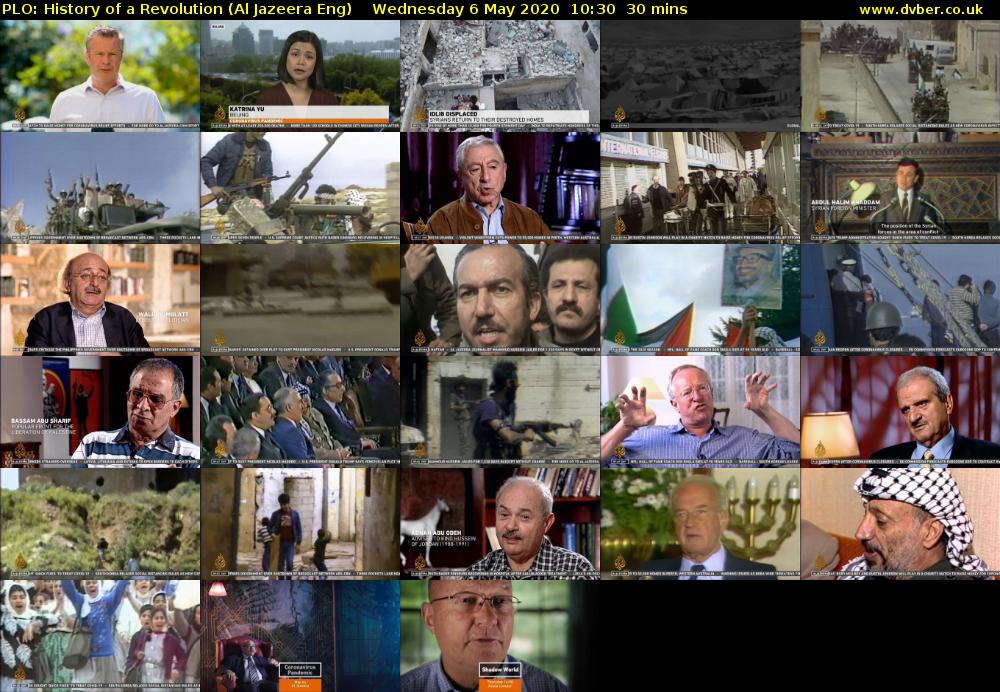 PLO: History of a Revolution (Al Jazeera Eng) Wednesday 6 May 2020 10:30 - 11:00