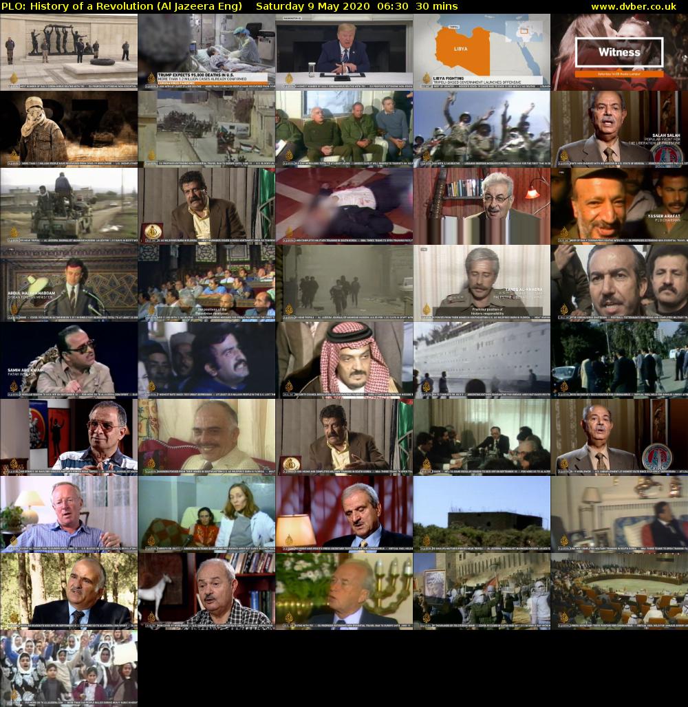 PLO: History of a Revolution (Al Jazeera Eng) Saturday 9 May 2020 06:30 - 07:00