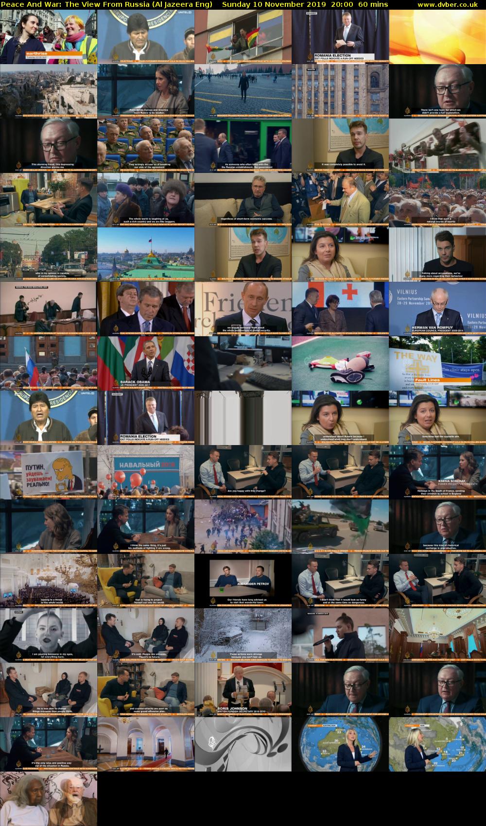Peace And War: The View From Russia (Al Jazeera Eng) Sunday 10 November 2019 20:00 - 21:00