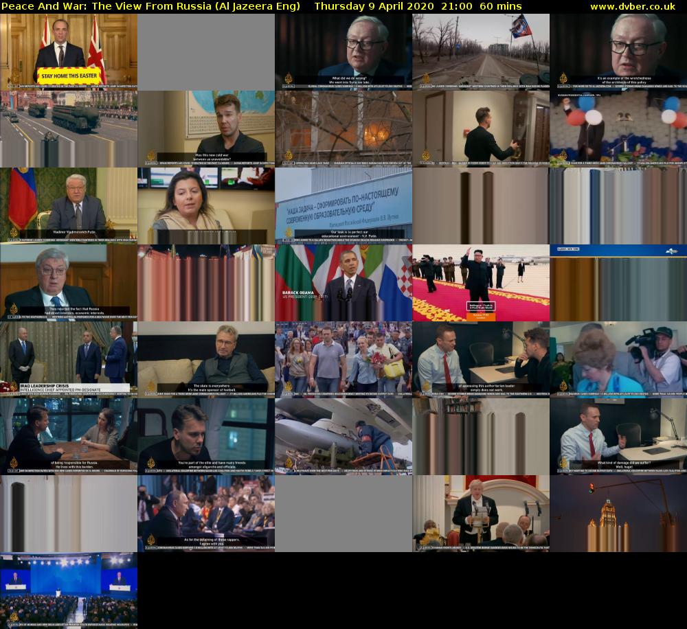 Peace And War: The View From Russia (Al Jazeera Eng) Thursday 9 April 2020 21:00 - 22:00