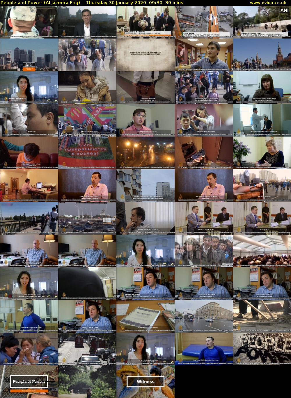 People and Power (Al Jazeera Eng) Thursday 30 January 2020 09:30 - 10:00