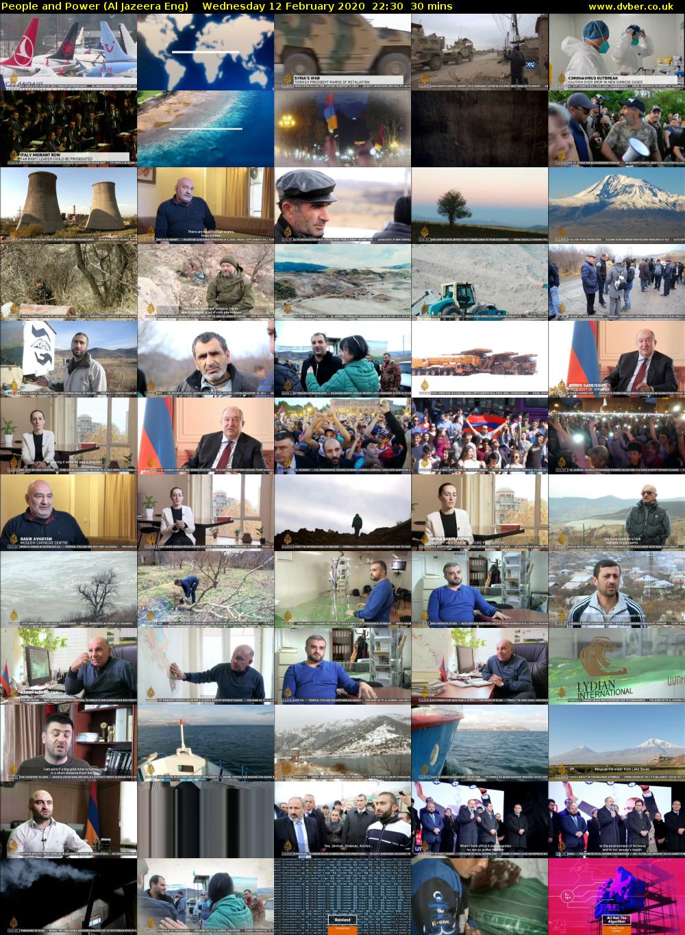 People and Power (Al Jazeera Eng) Wednesday 12 February 2020 22:30 - 23:00
