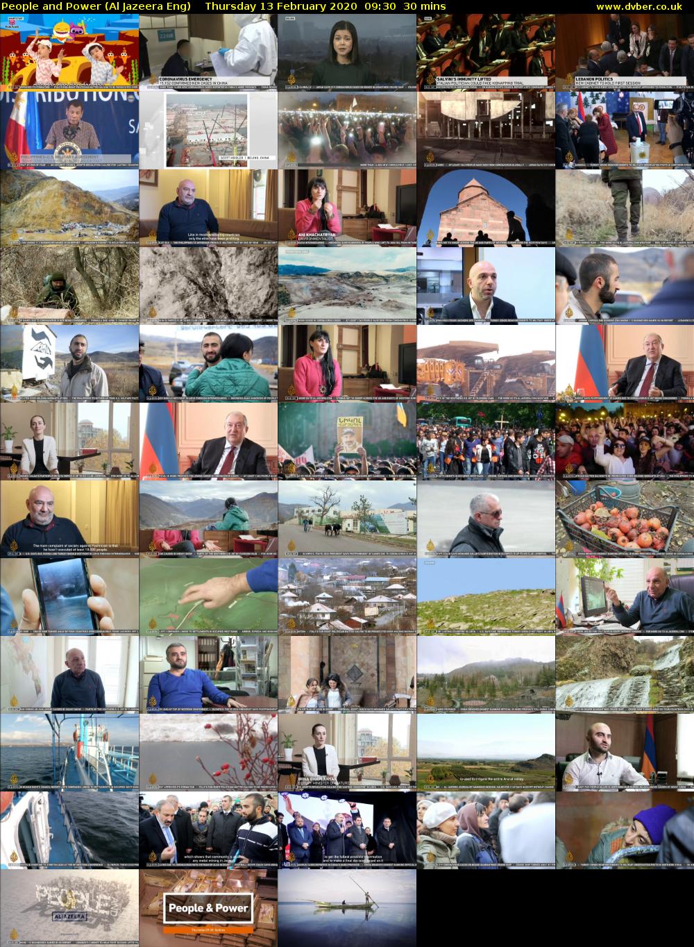 People and Power (Al Jazeera Eng) Thursday 13 February 2020 09:30 - 10:00