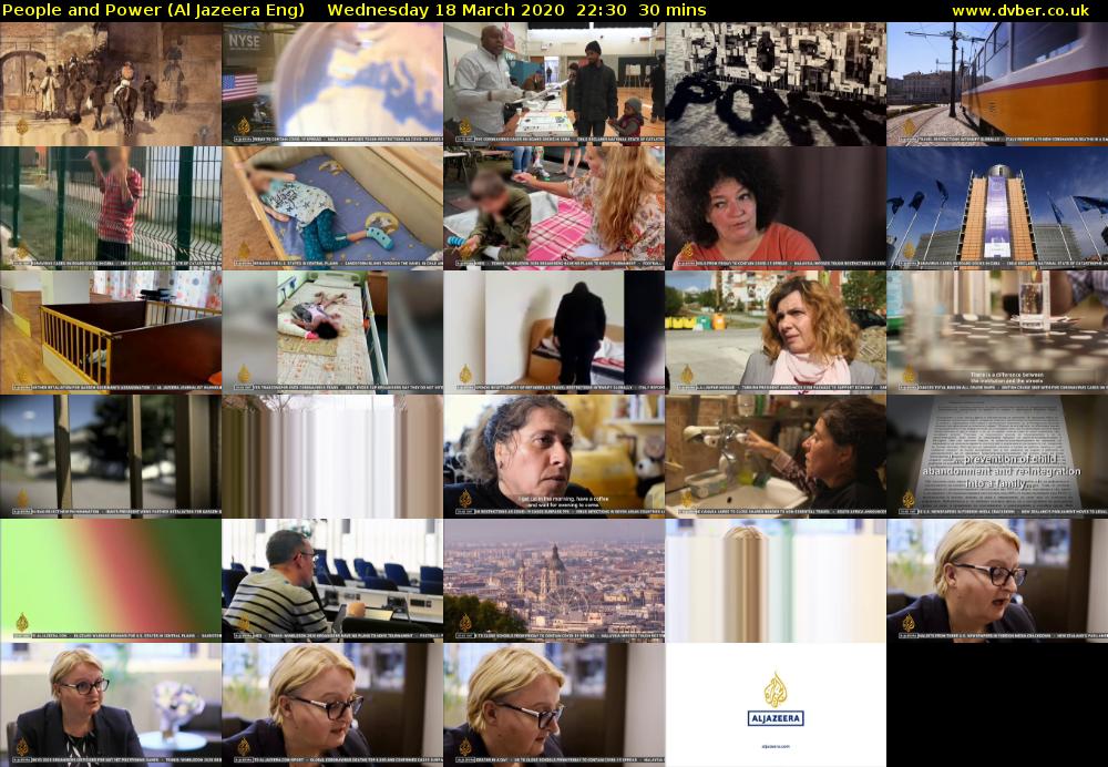 People and Power (Al Jazeera Eng) Wednesday 18 March 2020 22:30 - 23:00
