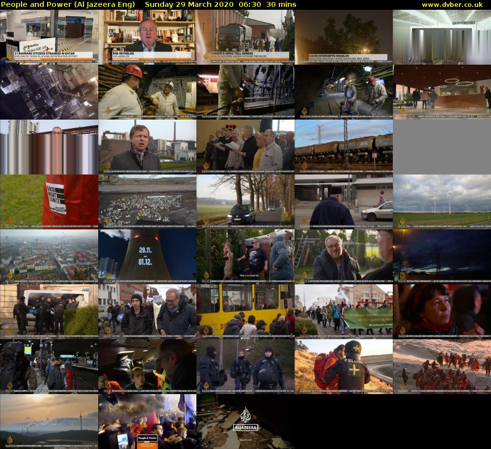People and Power (Al Jazeera Eng) Sunday 29 March 2020 06:30 - 07:00