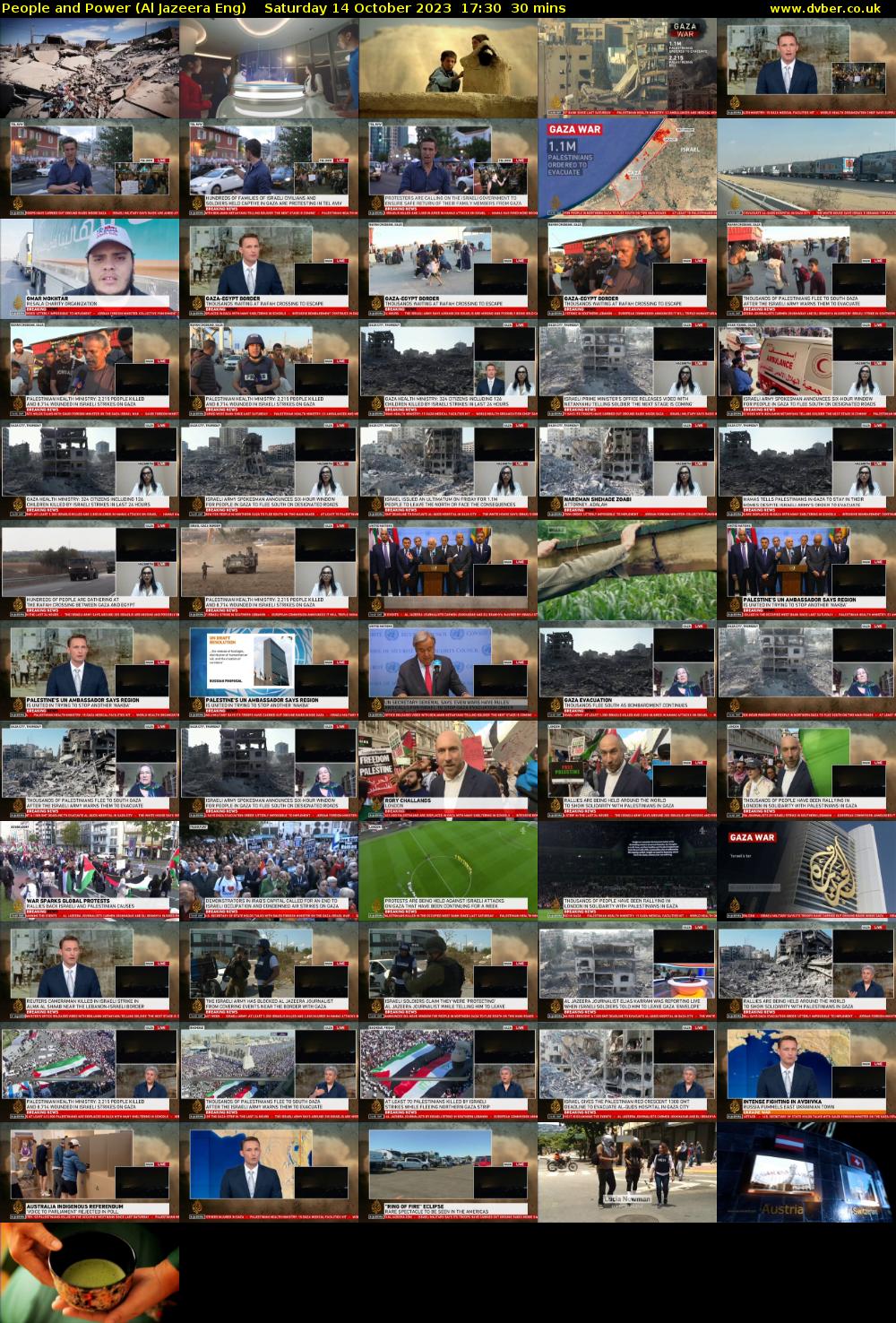 People and Power (Al Jazeera Eng) Saturday 14 October 2023 17:30 - 18:00