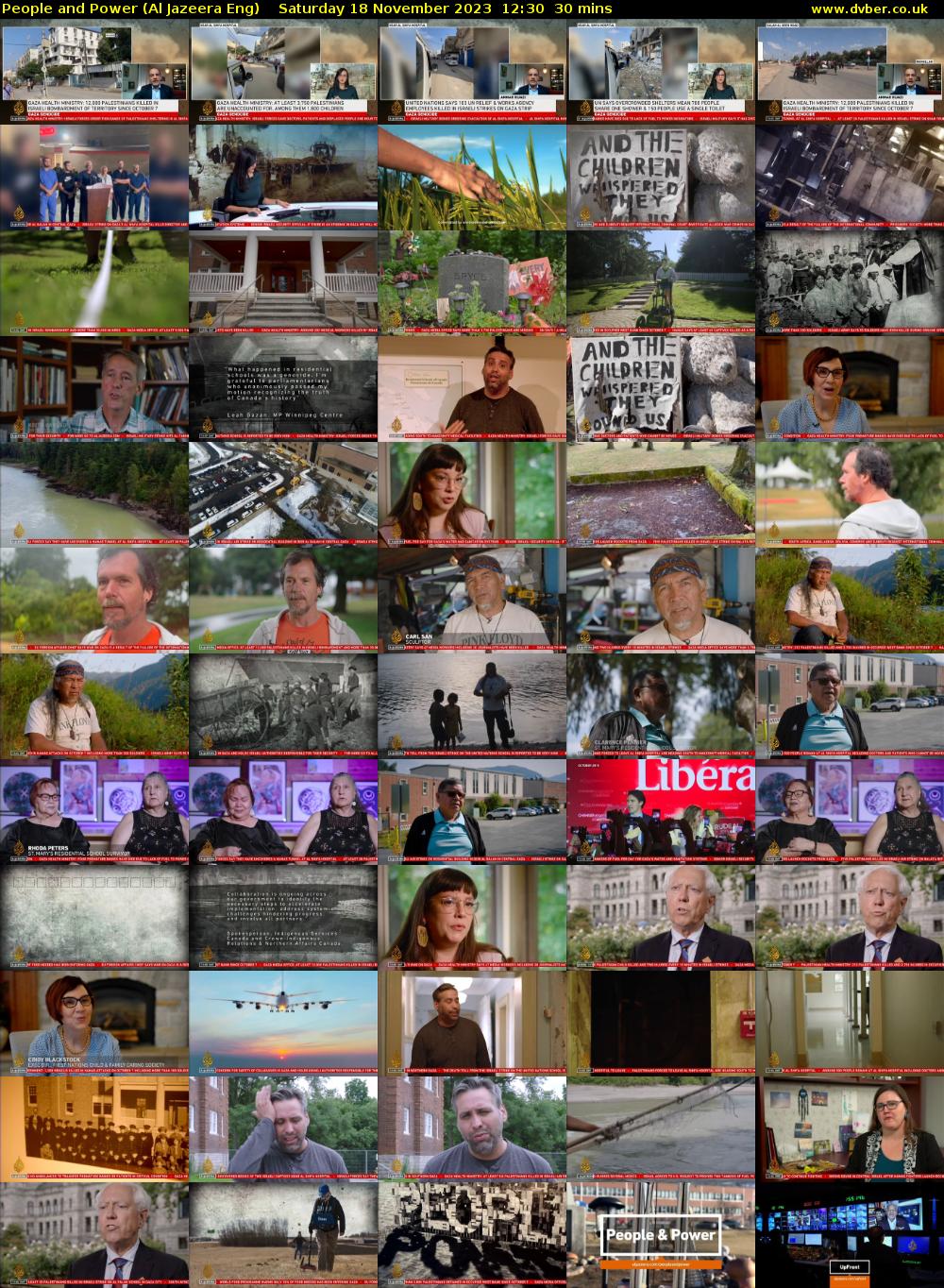 People and Power (Al Jazeera Eng) Saturday 18 November 2023 12:30 - 13:00