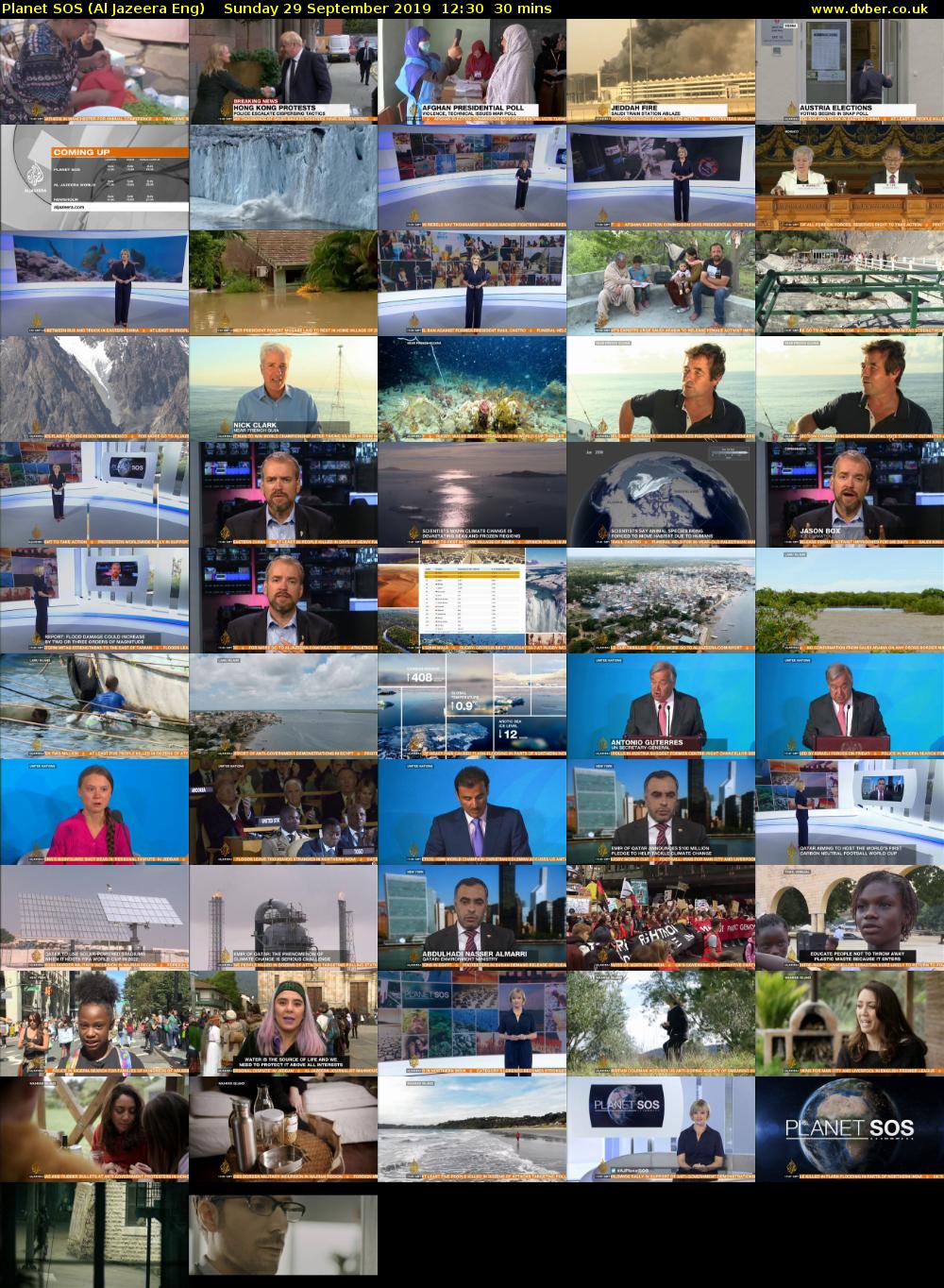 Planet SOS (Al Jazeera Eng) Sunday 29 September 2019 12:30 - 13:00