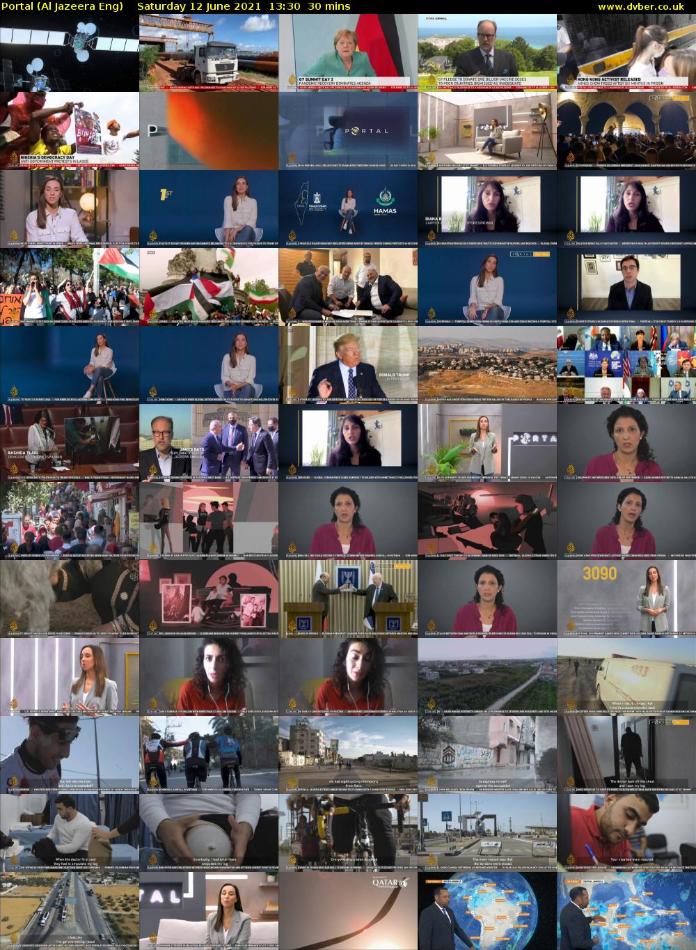 Portal (Al Jazeera Eng) Saturday 12 June 2021 13:30 - 14:00