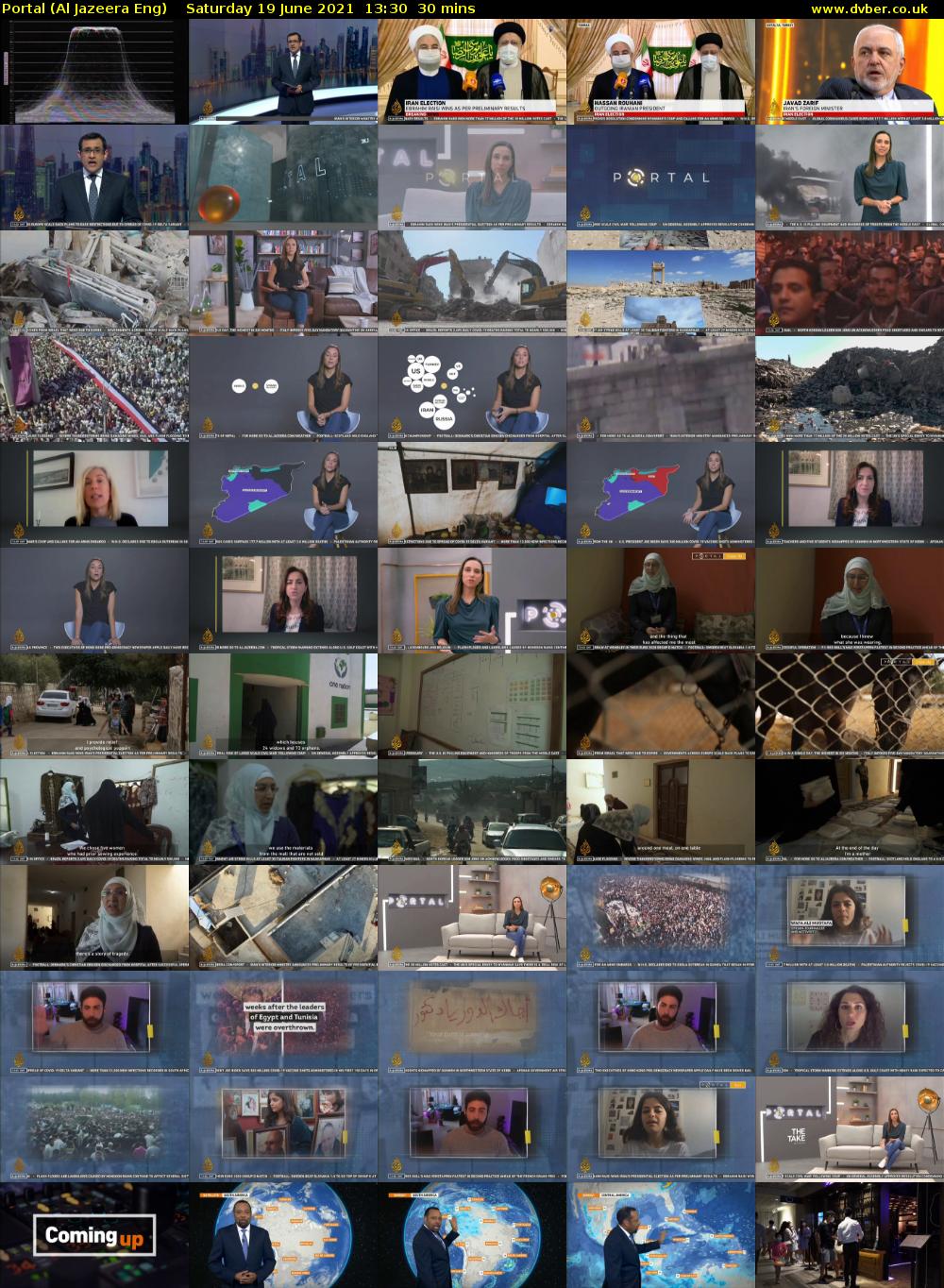Portal (Al Jazeera Eng) Saturday 19 June 2021 13:30 - 14:00