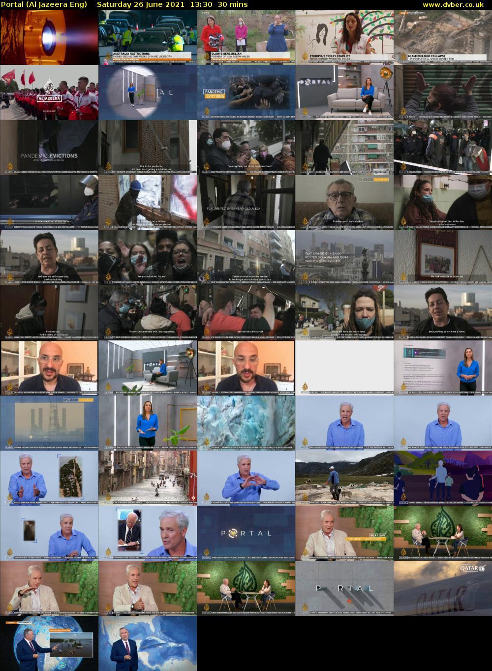 Portal (Al Jazeera Eng) Saturday 26 June 2021 13:30 - 14:00