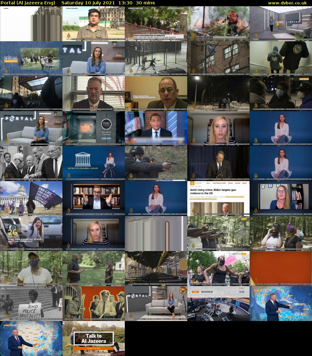 Portal (Al Jazeera Eng) Saturday 10 July 2021 13:30 - 14:00