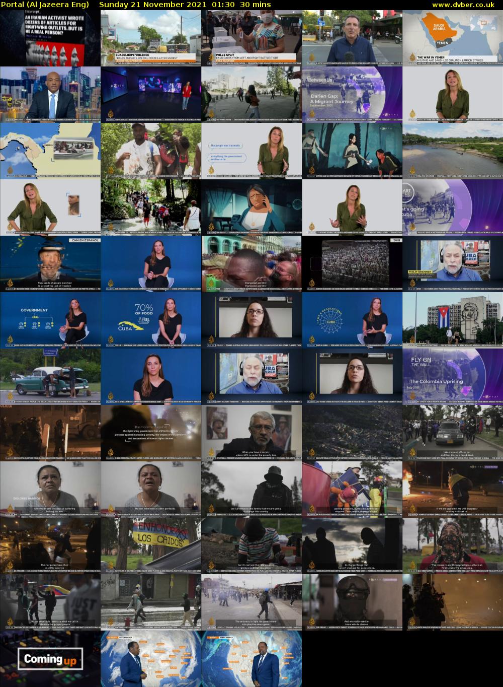 Portal (Al Jazeera Eng) Sunday 21 November 2021 01:30 - 02:00
