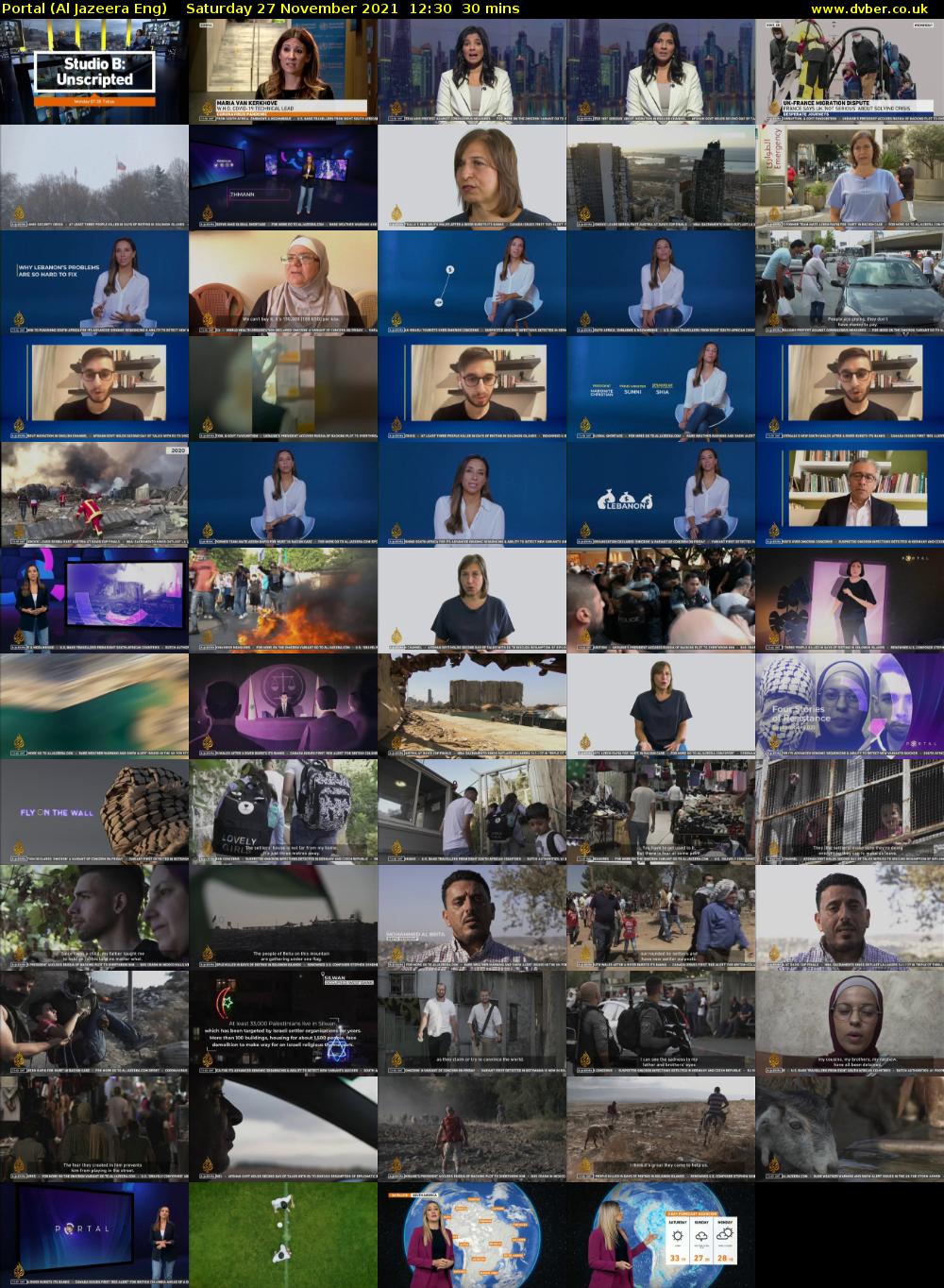 Portal (Al Jazeera Eng) Saturday 27 November 2021 12:30 - 13:00
