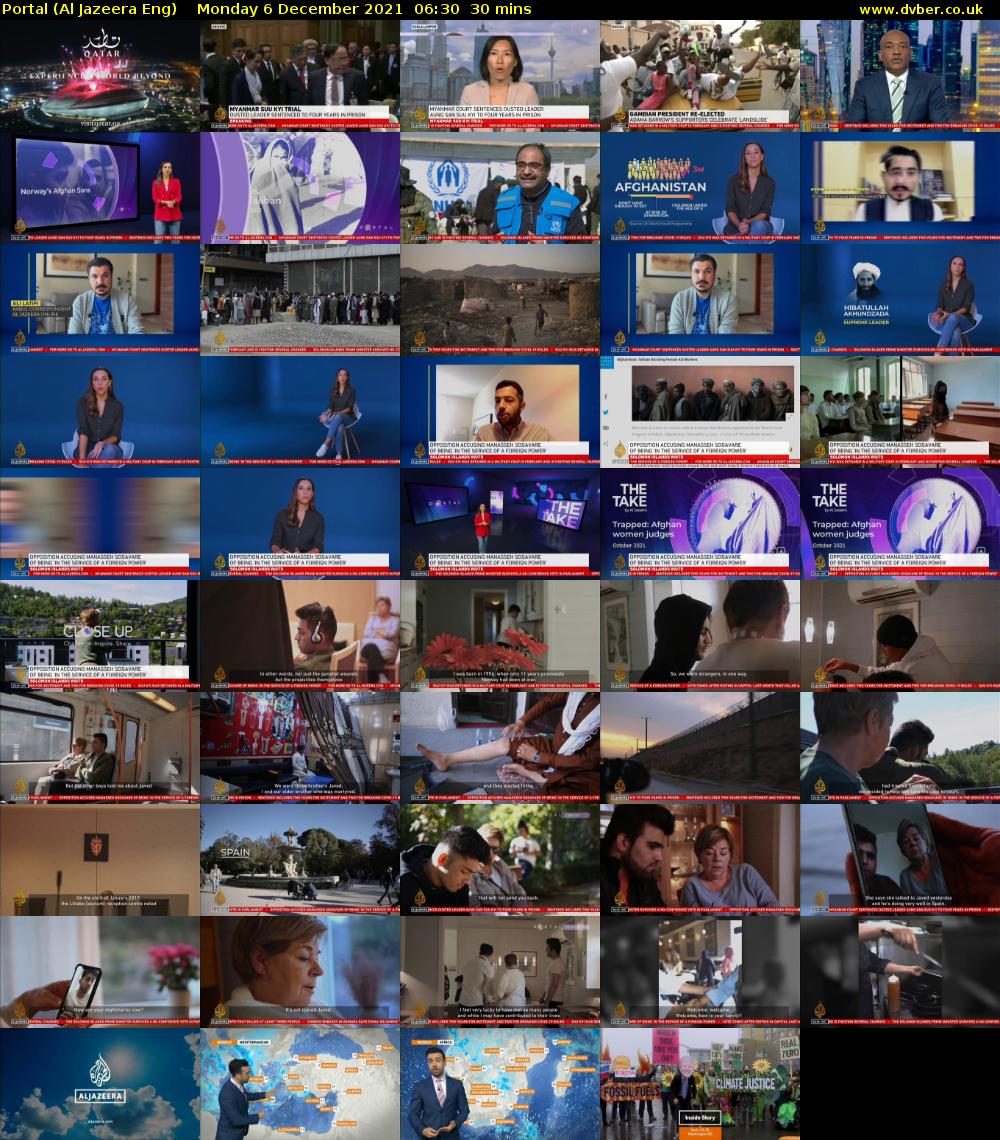 Portal (Al Jazeera Eng) Monday 6 December 2021 06:30 - 07:00