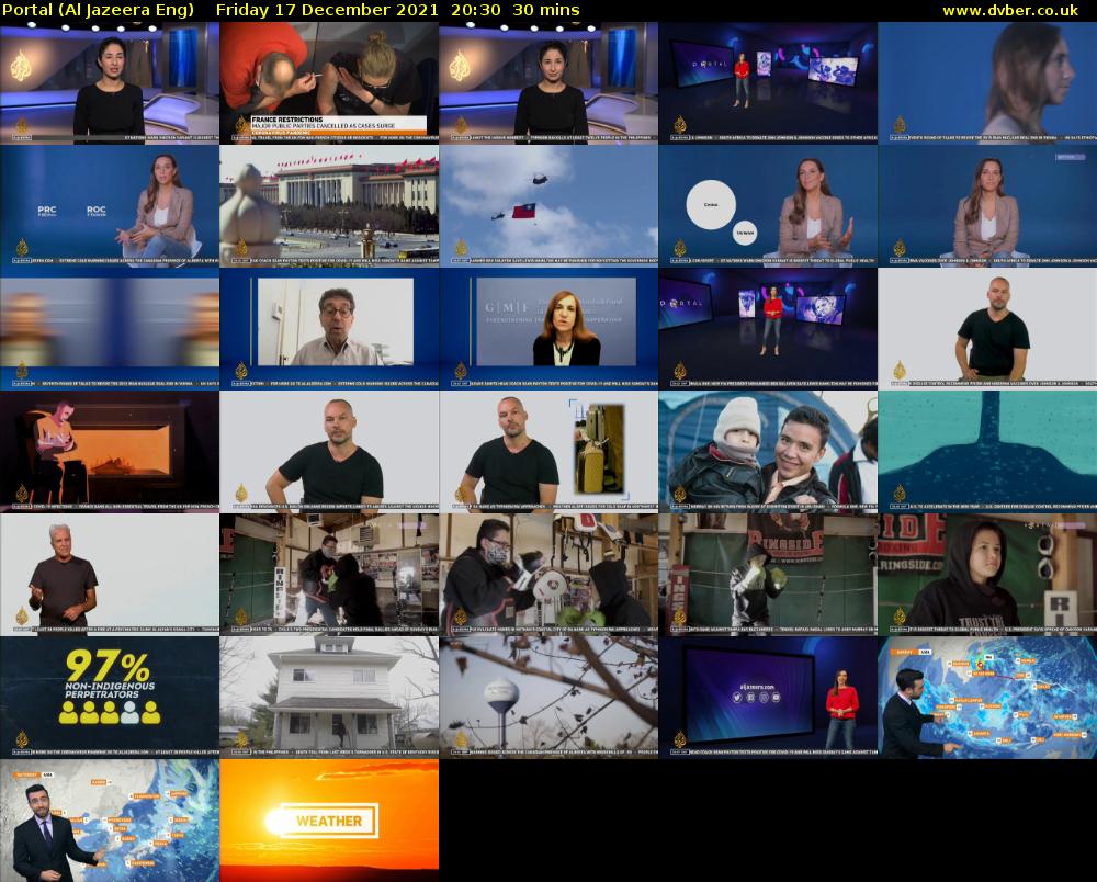 Portal (Al Jazeera Eng) Friday 17 December 2021 20:30 - 21:00