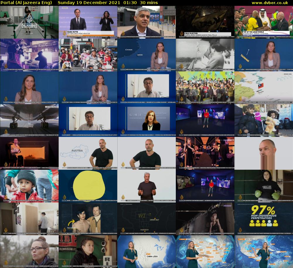 Portal (Al Jazeera Eng) Sunday 19 December 2021 01:30 - 02:00