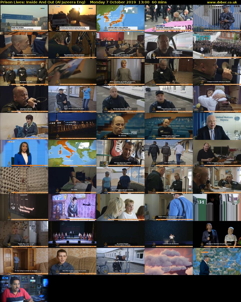 Prison Lives: Inside And Out (Al Jazeera Eng) Monday 7 October 2019 13:00 - 14:00